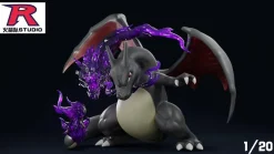 1/20 Scale World Zukan Dragon Punch Charizard - Pokemon Statue - Team Rocket Studio