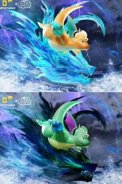 1/20 Scale World Zukan Dragonite - Pokemon Resin Statue - DM Studios