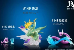 1/20 Scale World Zukan Dratini & Dragonair & Dragonite - Pokemon Statue - JB Studio