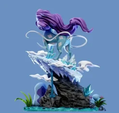 1/20 Scale World Zukan Ecology of Suicune - Pokemon Resin Statue - Smile Studio