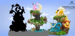 1/20 Scale World Zukan Eevee Family - Pokemon Resin Statue - XO Studio