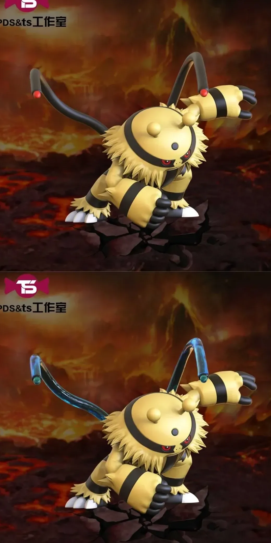 1/20 Scale World Zukan Electivire - Pokemon Resin Statue - PDS Studio