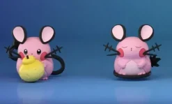 1/20 Scale World Zukan Electric Type Mouse Family - Pokemon Statue - ZaoWuGuan Studio