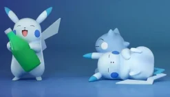 1/20 Scale World Zukan Electric Type Mouse Family - Pokemon Statue - ZaoWuGuan Studio