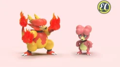 1/20 Scale World Zukan Elekid Set & Magby Set - Pokemon Statue - EC-Studio