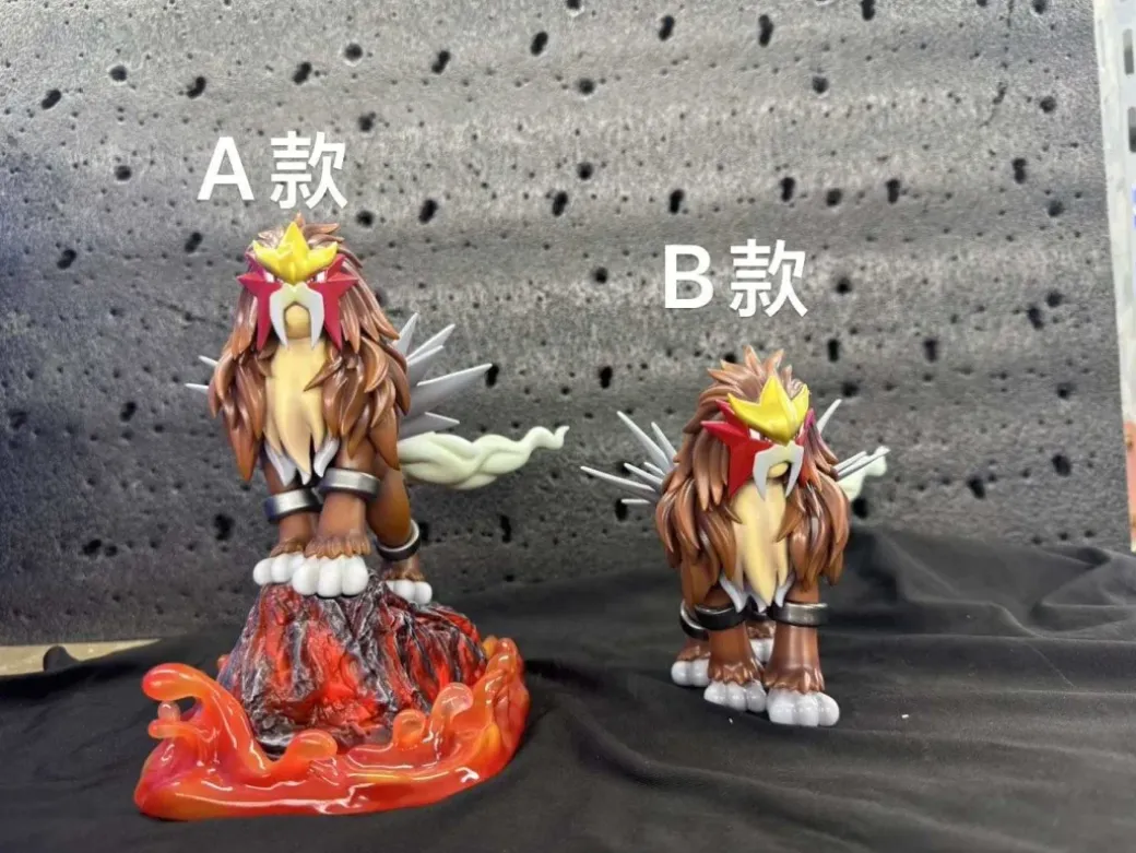 1/20 Scale World Zukan Entei - Pokemon Statue - DuanZaoJiang Studios
