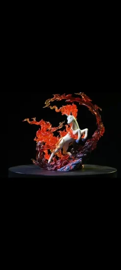1/20 Scale World Zukan Evolution of Rapidash Set - Pokemon Statue - ZR Studios