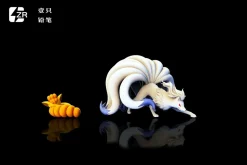 1/20 Scale World Zukan Evolution of Ninetales Set - Pokemon Resin Statue - ZR Studios