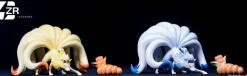 1/20 Scale World Zukan Evolution of Ninetales Set - Pokemon Resin Statue - ZR Studios