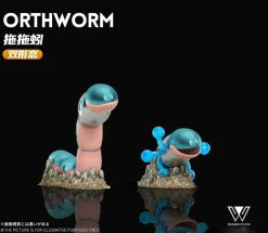 1/20 Scale World Zukan Evolution of Dusk Form Lycanroc Set & Drowzee Set & Orthworm - Pokemon Resin Statue - Wonder Studio