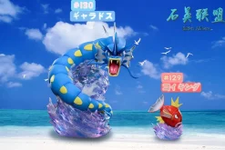 1/20 Scale World Zukan Evolution of Gyarados Set - Pokemon Statue - Quartz Alliance Studio