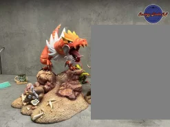 1/20 Scale World Zukan Evolution of Tyrantrum Set - Pokemon Resin Statue - Ecology Studio