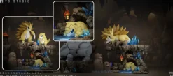 1/20 Scale World Zukan Evolution of Sandslash Set & Alola Sandslash Set & Rhyhorn Set & Dugtrio Set - Pokemon Resin Statue - VS Studio