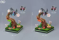 1/20 Scale World Zukan Evolution of Caterpie Set - Pokemon Resin Statue - Unlimited Studios