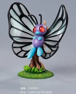 1/20 Scale World Zukan Evolution of Caterpie Set - Pokemon Resin Statue - Unlimited Studios