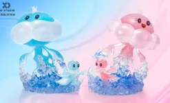 1/20 Scale World Zukan Evolution of Jellicent Set - Pokemon Resin Statue - XO Studio