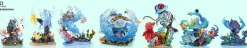 1/20 Scale World Zukan Evolution of Kingdra Set & Starmie Set - Pokemon Resin Statue - XO Studio