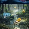1/20 Scale World Zukan Evolution of Golduck Set & Persian Set & Garchomp Set - Pokemon Statue - G2 Studio