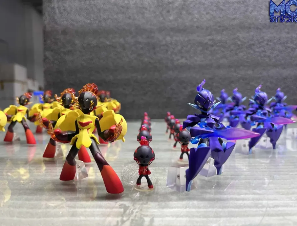 1/20 Scale World Zukan Evolution of Charcadet Set - Pokemon Resin Statue - MG Studios