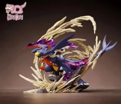 1/20 Scale World Zukan Evolution of Garchomp Set & Mega Garchomp - Pokemon Statue - DaiDai Studio