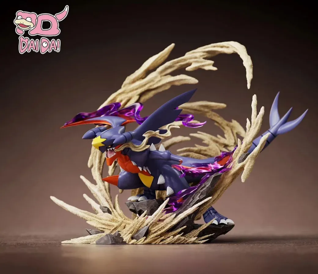1/20 Scale World Zukan Evolution of Garchomp Set & Mega Garchomp - Pokemon Statue - DaiDai Studio