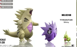 1/20 Scale World Zukan Evolution of Tyranitar Set - Pokemon Resin Statue - VS Studio
