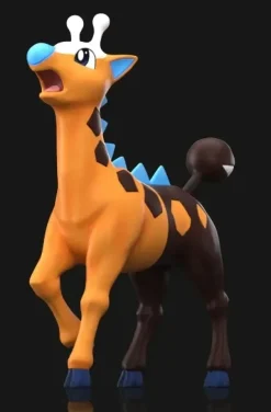 1/20 Scale World Zukan Evolution of Farigiraf Set - Pokemon Statue - Wonder Studio