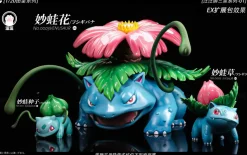 1/20 Scale World Zukan Evolution of Venusaur Set - Pokemon Resin Statue - Wang Wang Studio