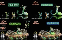 1/20 Scale World Zukan Evolution of Serperior Set - Pokemon Resin Statue - Andy Studio