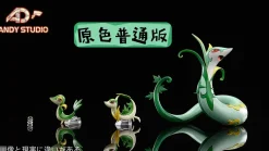 1/20 Scale World Zukan Evolution of Serperior Set - Pokemon Resin Statue - Andy Studio