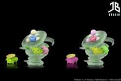 1/20 Scale World Zukan Evolution of Hoppip Set - Pokemon Resin Statue - JB Studio