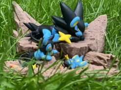 1/20 Scale World Zukan Evolution of Luxray Set - Pokemon Statue - ZB Studio