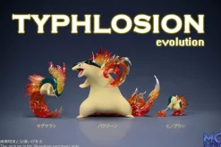 1/20 Scale World Zukan Evolution of Cyndaquil Set - Pokemon Resin Statue - MG Studios