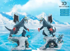 1/20 Scale World Zukan Evolution of Baxcalibur Set - Pokemon Statue - XO Studio