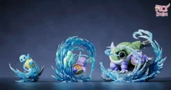 1/20 Scale World Zukan Evolution of Blastoise Set - Pokemon Statue - DaiDai Studio