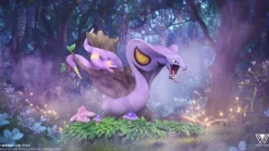 1/20 Scale World Zukan Evolution of Arbok Set & Serperior Set - Pokemon Resin Statue - Wonder Studio