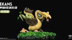 1/20 Scale World Zukan Evolution of Arbok Set & Serperior Set - Pokemon Resin Statue - Wonder Studio