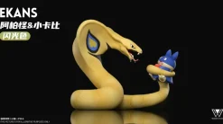 1/20 Scale World Zukan Evolution of Arbok Set & Serperior Set - Pokemon Resin Statue - Wonder Studio