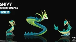 1/20 Scale World Zukan Evolution of Arbok Set & Serperior Set - Pokemon Resin Statue - Wonder Studio