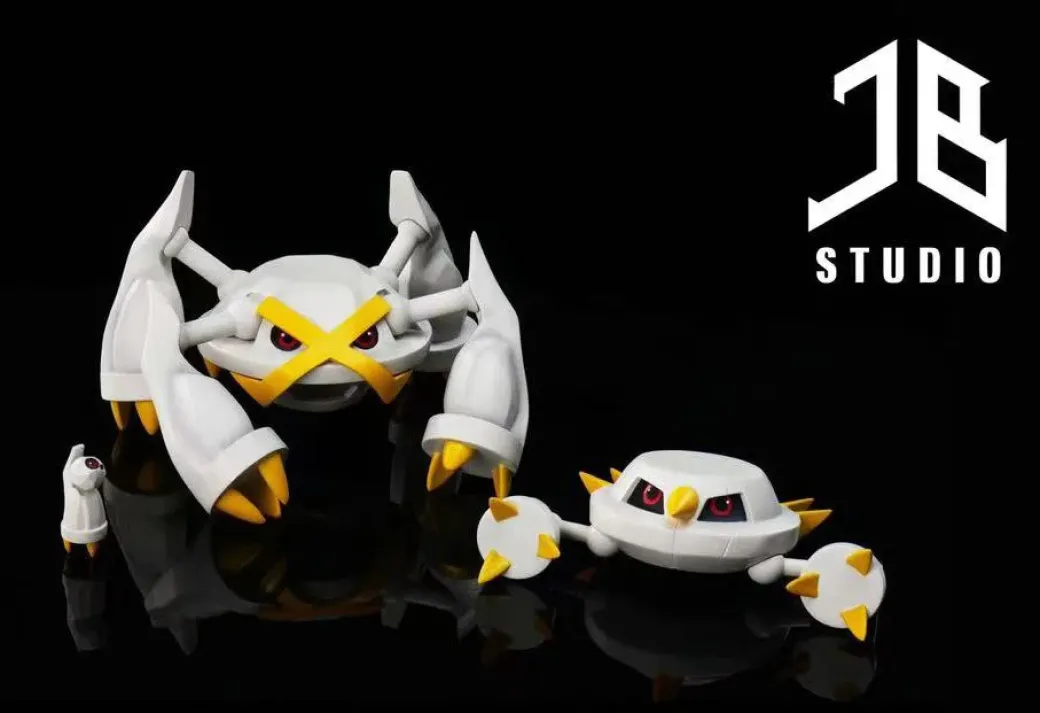 1/20 Scale World Zukan Evolution of Metagross Set - Pokemon Resin Statue - JB Studio