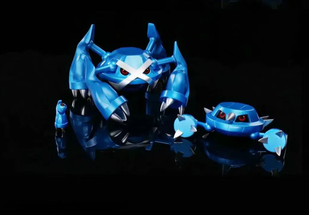1/20 Scale World Zukan Evolution of Metagross Set - Pokemon Resin Statue - JB Studio