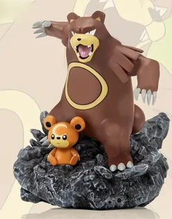 1/20 Scale World Zukan Evolution of Ursaring Set - Pokemon Resin Statue - XO Studio