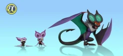 1/20 Scale World Zukan Evolution of Noivern Set - Pokemon Statue - EC-Studio
