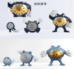 1/20 Scale World Zukan Evolution of Gyarados Set & Poliwrath Set & Politoed - Pokemon Resin Statue - VS Studio