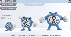 1/20 Scale World Zukan Evolution of Gyarados Set & Poliwrath Set & Politoed - Pokemon Resin Statue - VS Studio