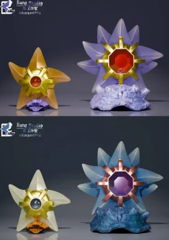 1/20 Scale World Zukan Evolution of Staryu Set - Pokemon Resin Statue - Jiang Studios