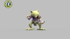 1/20 Scale World Zukan Evolution of Alakazam Set - Pokemon Statue - EC-Studio