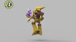 1/20 Scale World Zukan Evolution of Alakazam Set - Pokemon Statue - EC-Studio