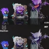 1/20 Scale World Zukan Evolution of Gengar Set - Pokemon Statue - HanHan Studio