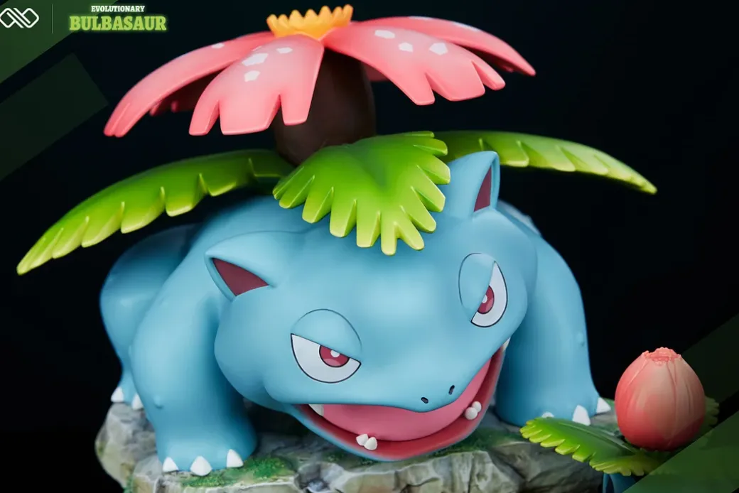 1/20 Scale World Zukan Evolution of Bulbasaur Set - Pokemon Resin Statue - Unlimited Studios